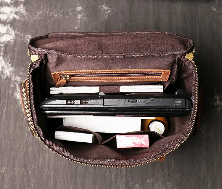 ALLFASHION HeritageLeather Laptop-Rucksack