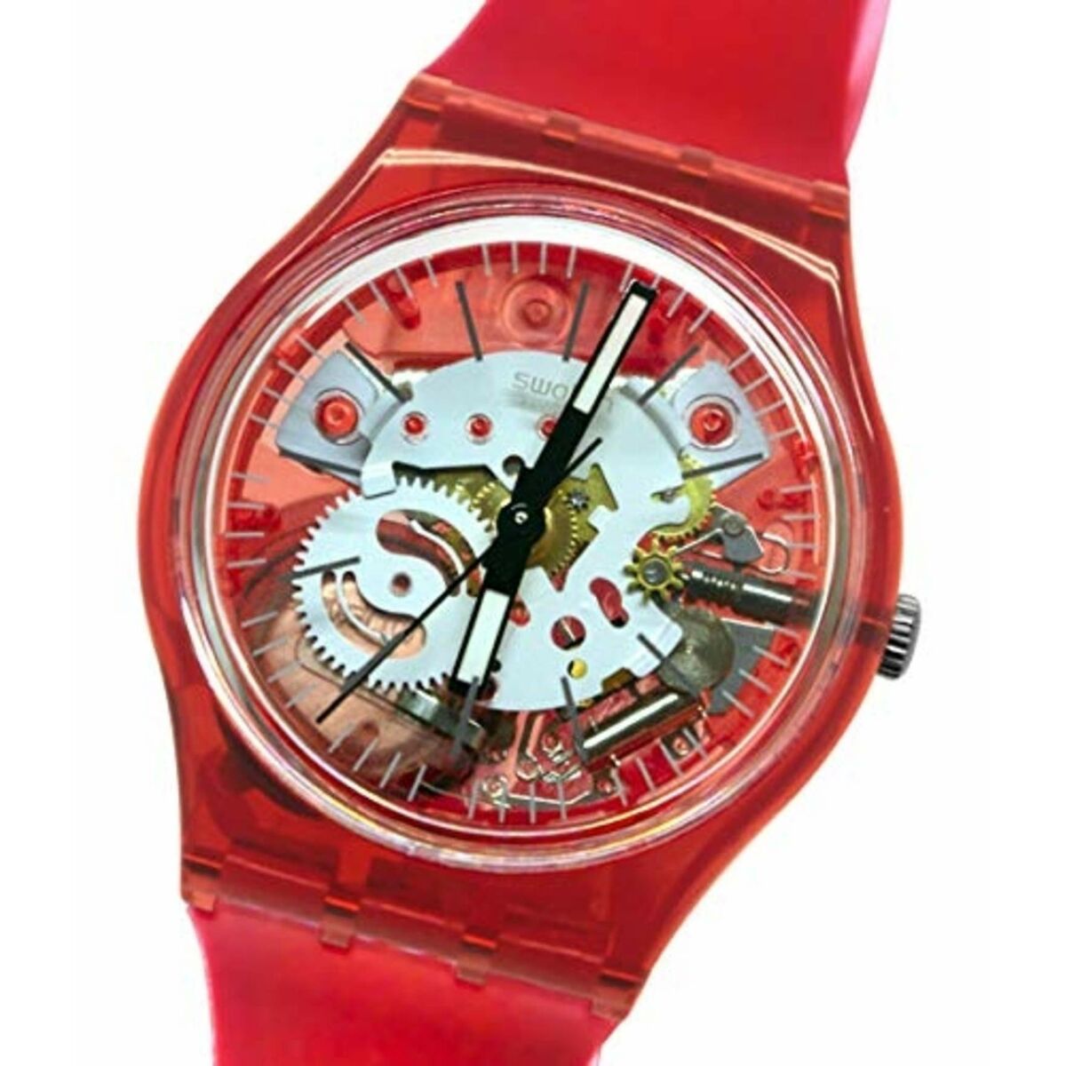 Herrenuhr Swatch ROSSO BIANCO (Ø 34 mm) - AWK Flagship