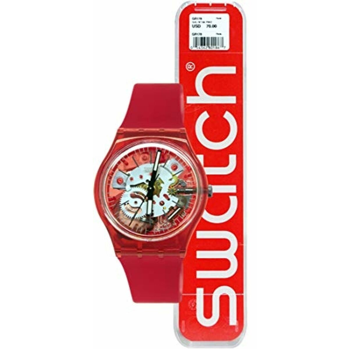 Herrenuhr Swatch ROSSO BIANCO (Ø 34 mm) - AWK Flagship