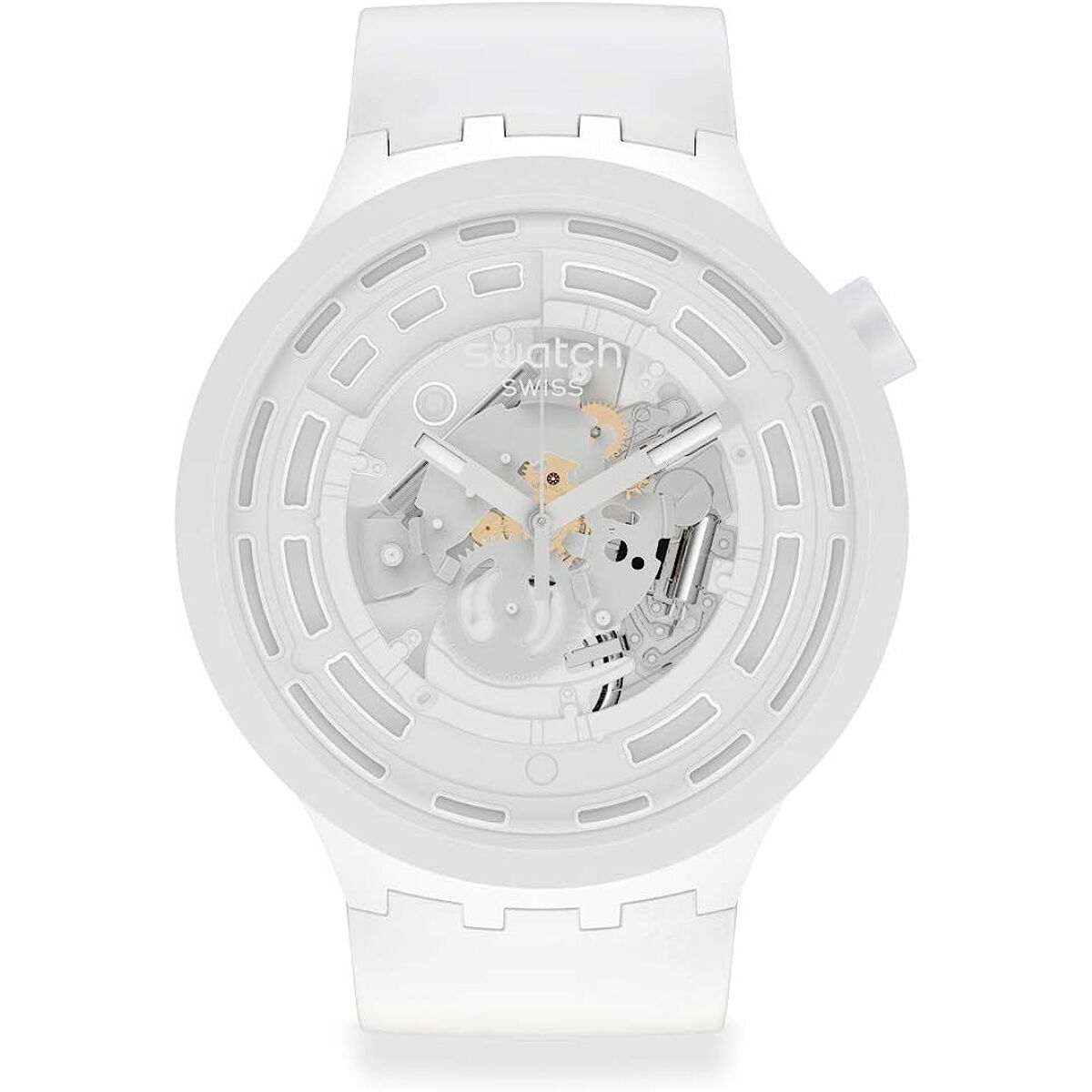 Uhr für Kleinkinder Swatch BIOCERAMIC C-WHITE (Ø 47 mm) - AWK Flagship