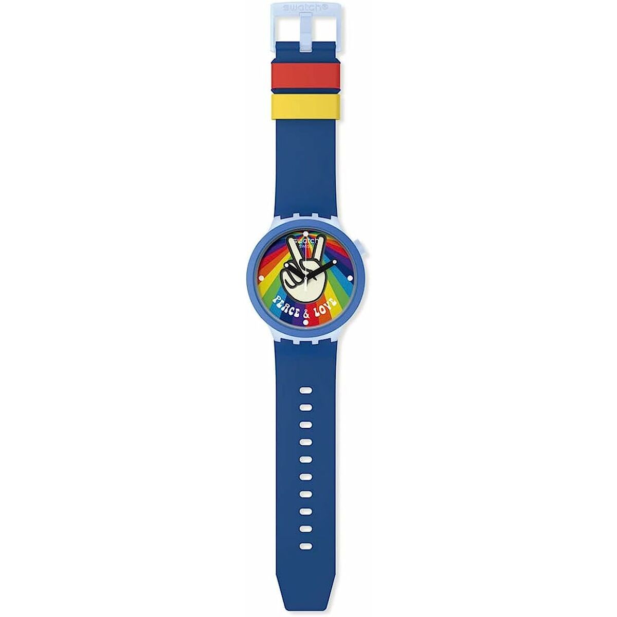 Herrenuhr Swatch PEACE HAND LOVE (Ø 47 mm) - AWK Flagship