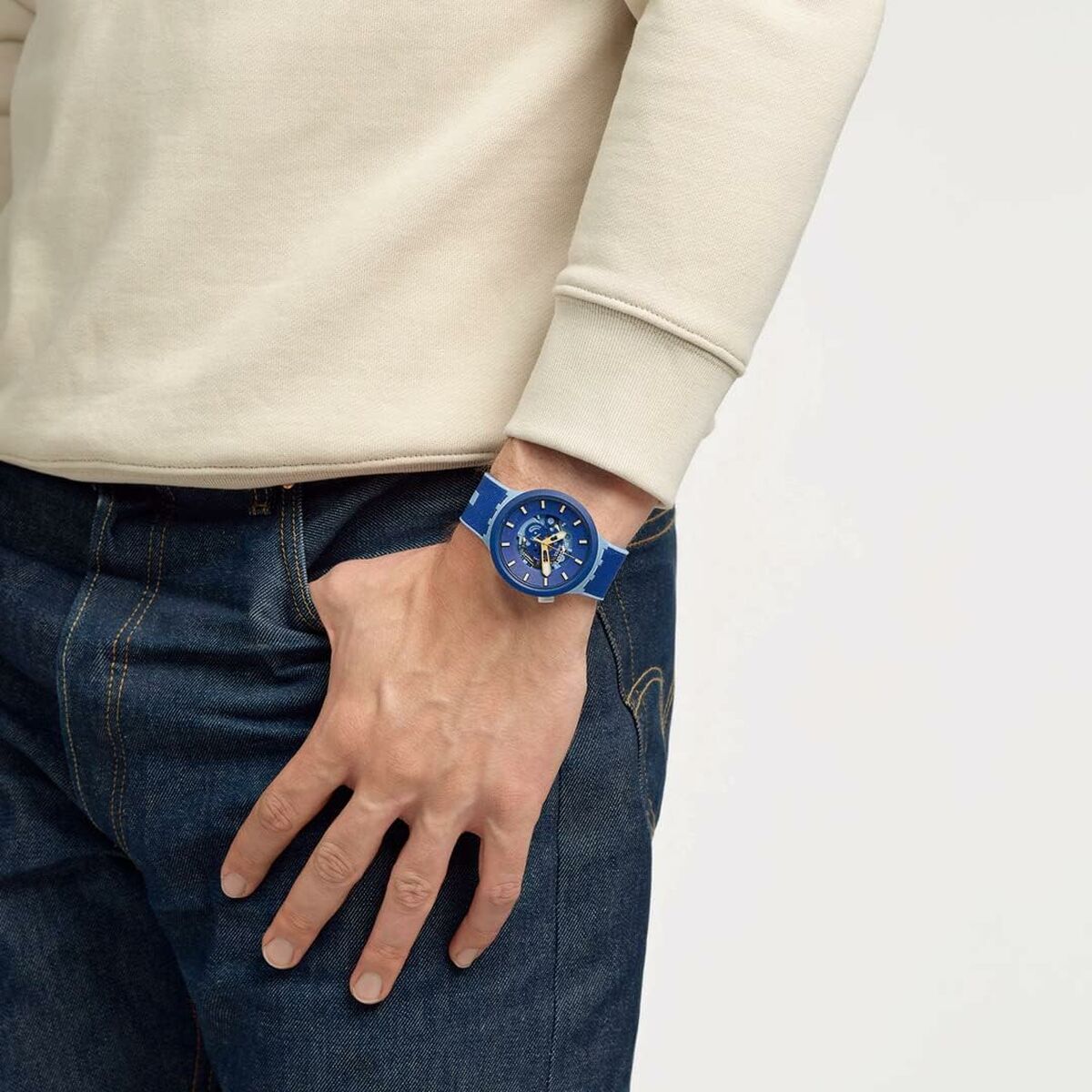 Herrenuhr Swatch BOUNCING BLUE (Ø 47 mm) - AWK Flagship