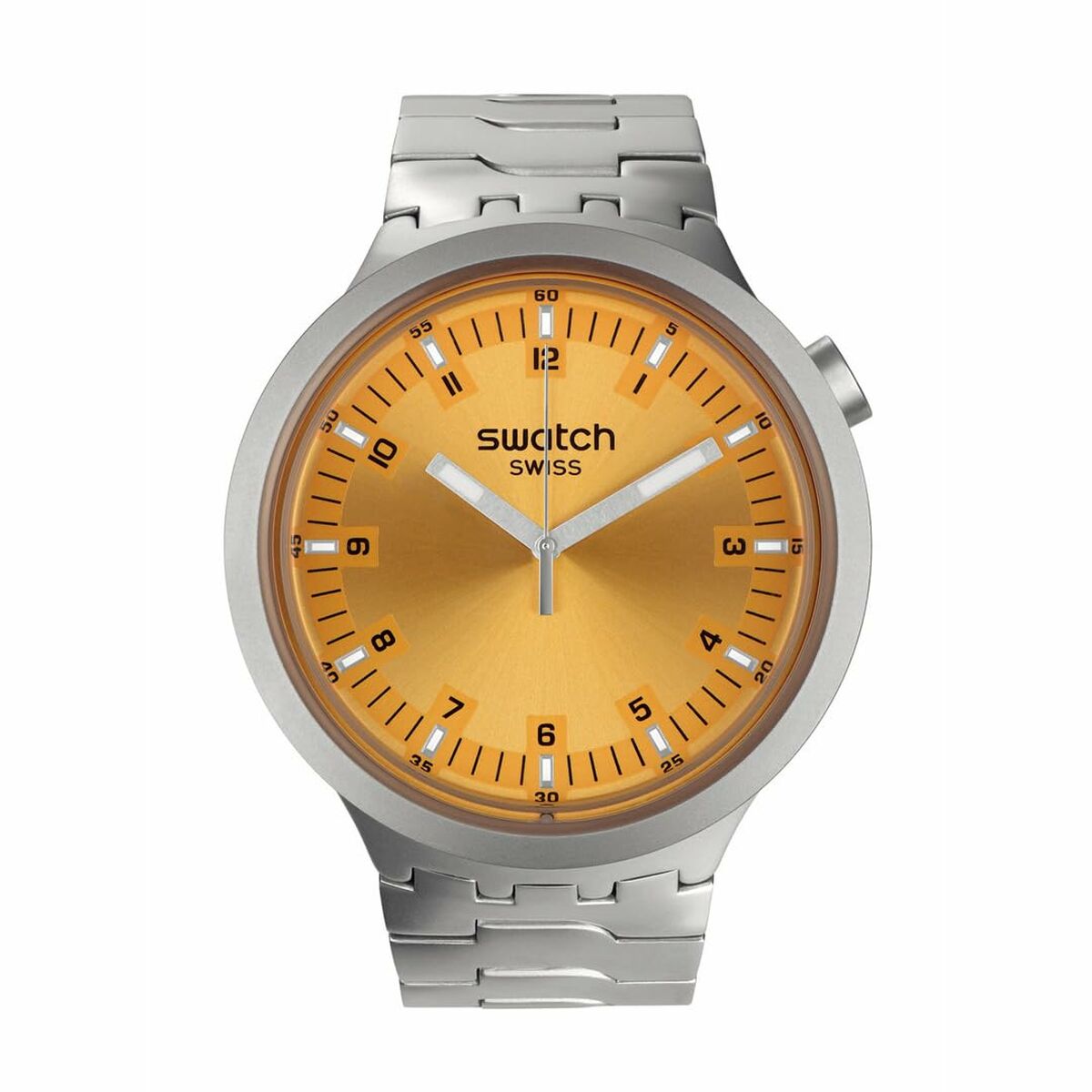 Unisex-Uhr Swatch SB07S103G Gelb Silberfarben - AWK Flagship