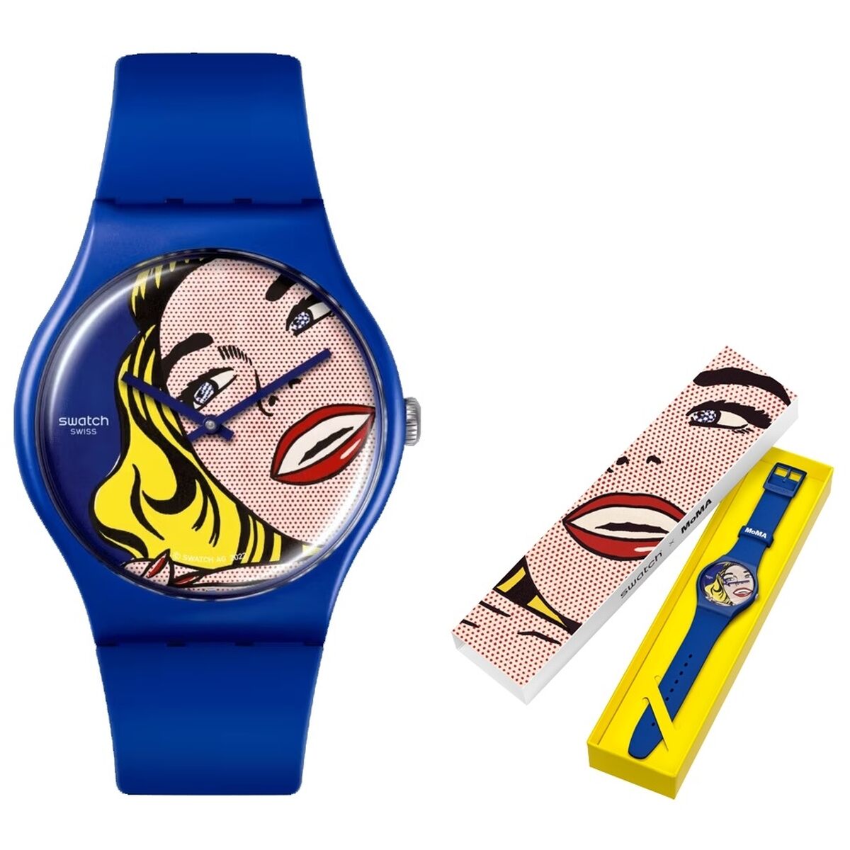 Damenuhr Swatch GIRL BY ROY LICHTENSTEIN, THE WATCH - ART JOURNEY 2023 EDITION - AWK Flagship