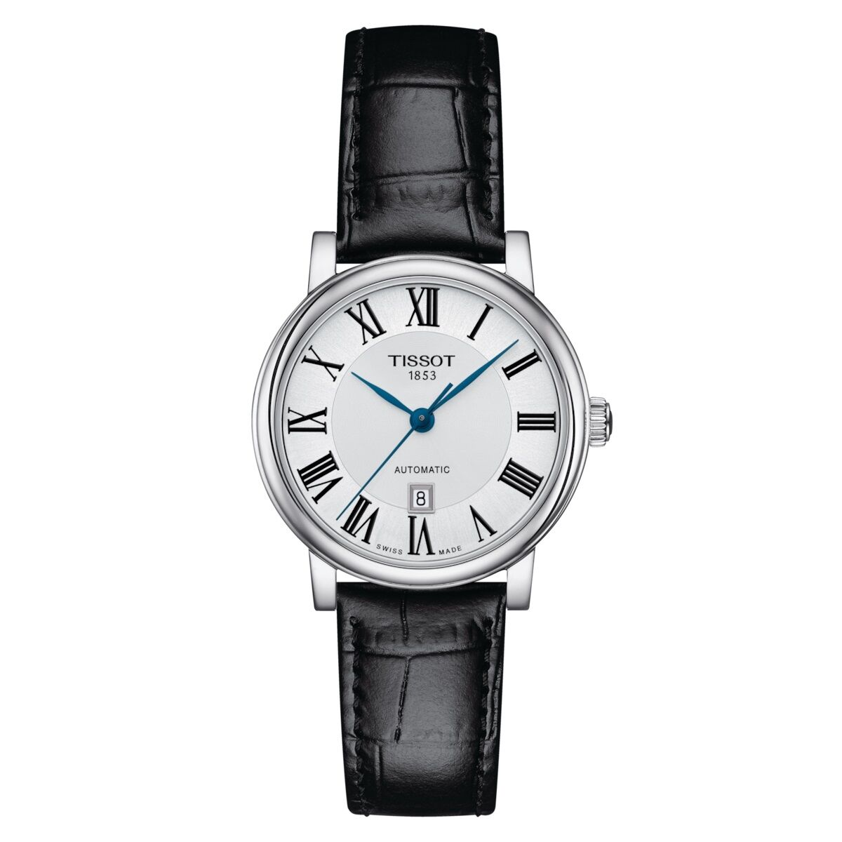 Tissot CARSON AUTOMATIC Herrenuhr - Luxuriöses Lederarmband - 30 mm Ø - AWK Flagship