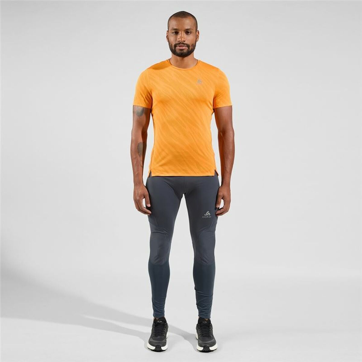 Unisex Kurzarm-T-Shirt Odlo Zeroweight Enginee Orange - AWK Flagship