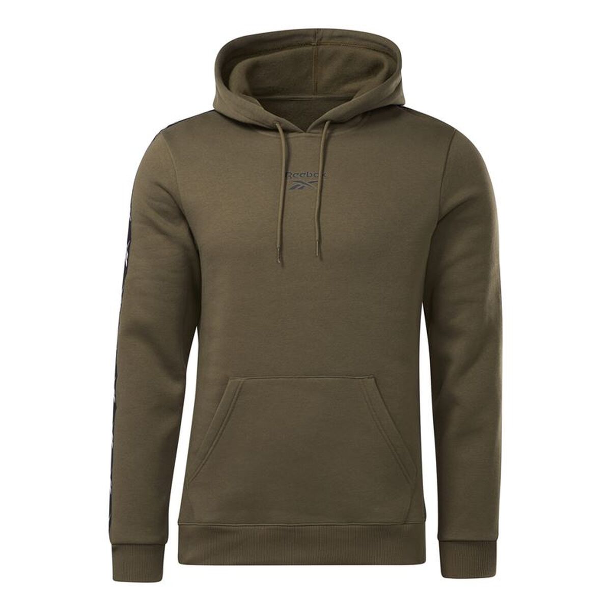 Herren Sweater Reebok Training Essentials Tape Khaki - Sport & Freizeit