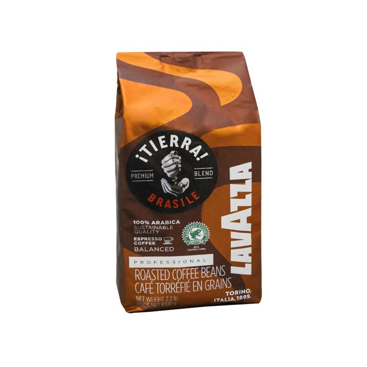 Kaffeebohnen Lavazza Tierra! Brasile 100% Arabica Espresso 1 kg - AWK Flagship