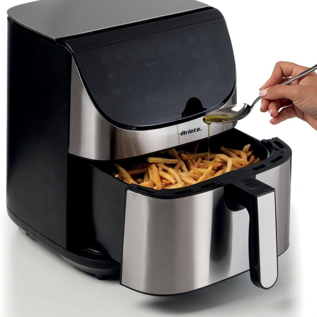 Heißluftfritteuse Ariete 00C462800AR0 Schwarz Stahl 1800 W 7 L - AWK Flagship