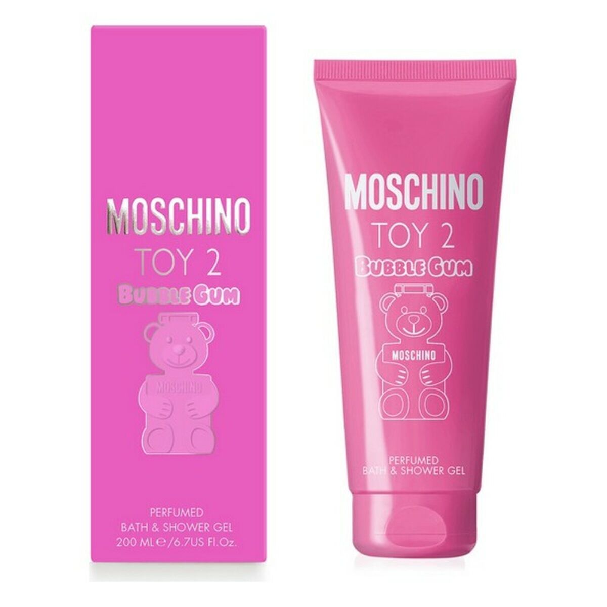 Feuchtigkeitsspendendes Duschgel Toy 2 Bubble Gum Moschino (200 ml) - AWK Flagship