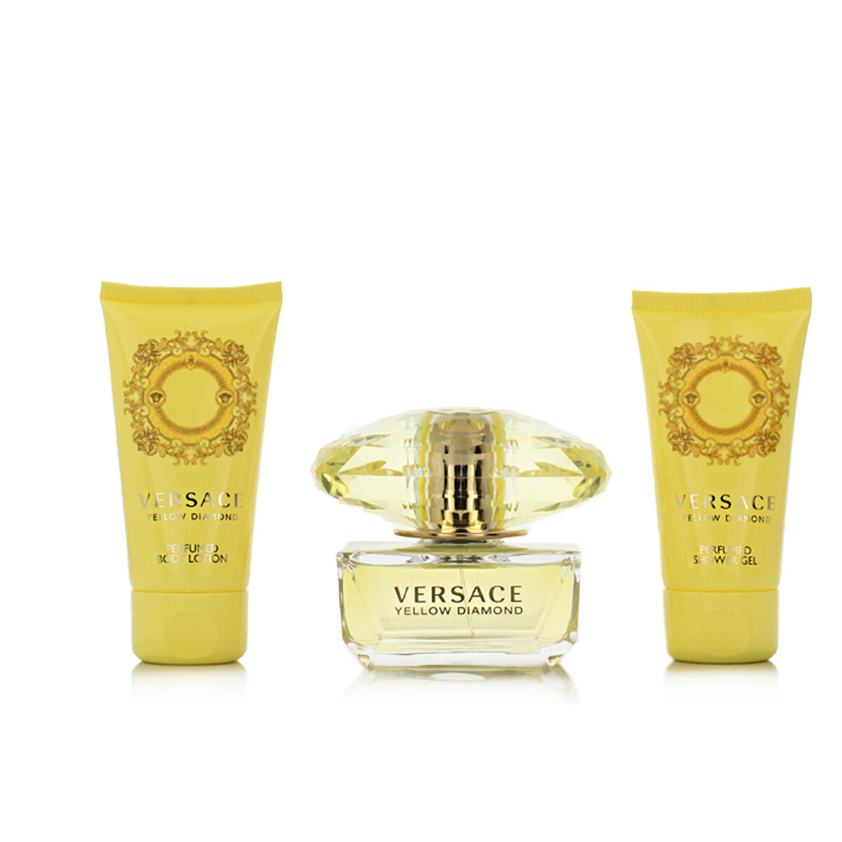 Set mit Damenparfüm Versace EDT Yellow Diamond 3 Stücke - AWK Flagship