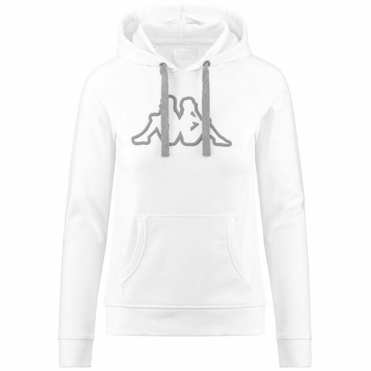 Damen Sweater mit Kapuze Kappa Weiß - AWK Flagship