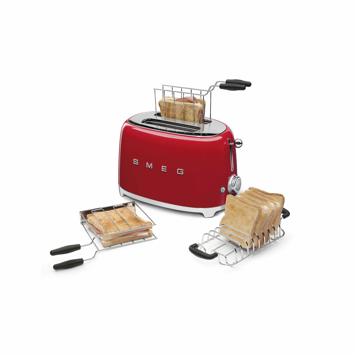 Toaster Smeg TSF01RDEU 950W 950 W Rot - AWK Flagship