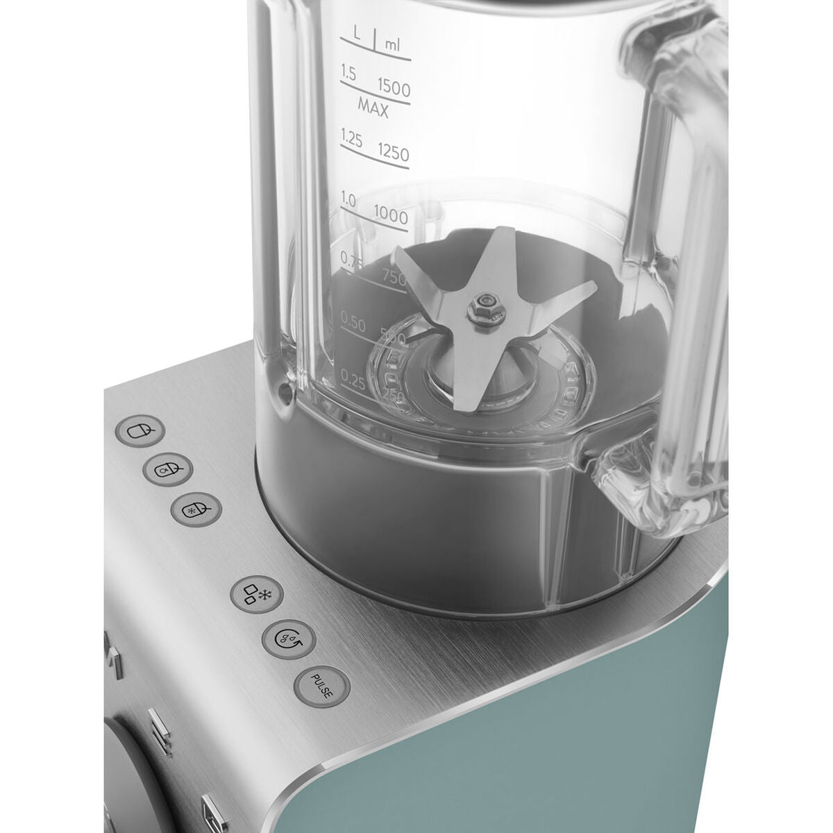 Standmixer Smeg BLC02EGMEU grün Aluminium Emerald Green 1400 W 1,5 L - AWK Flagship