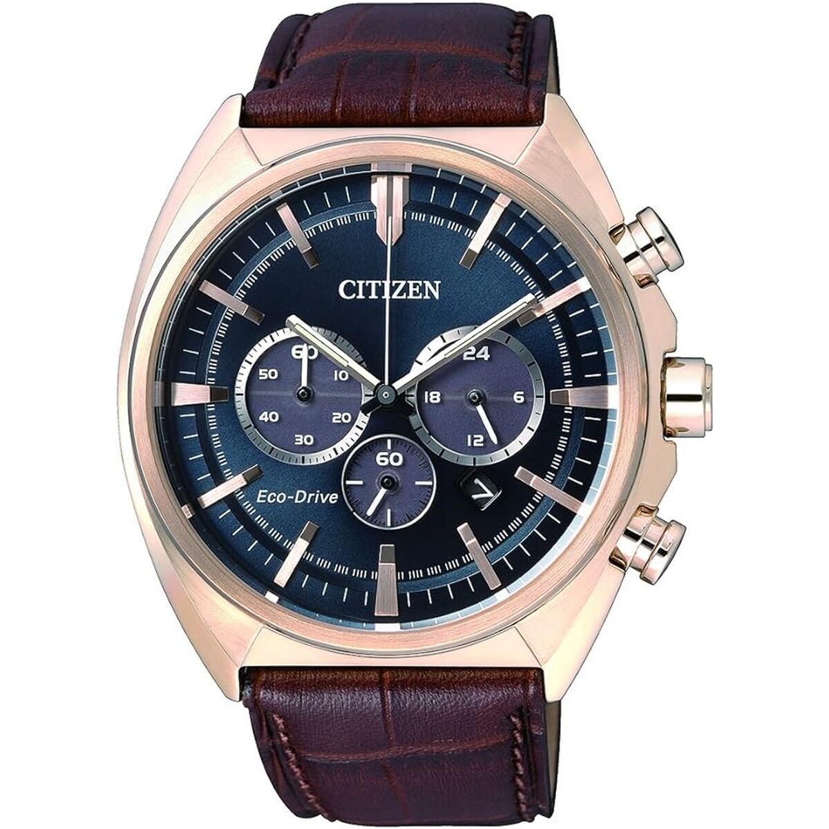 Herrenuhr Citizen METROPOLITAN CRONO - ECO DRIVE Schwarz (Ø 43 mm) - AWK Flagship