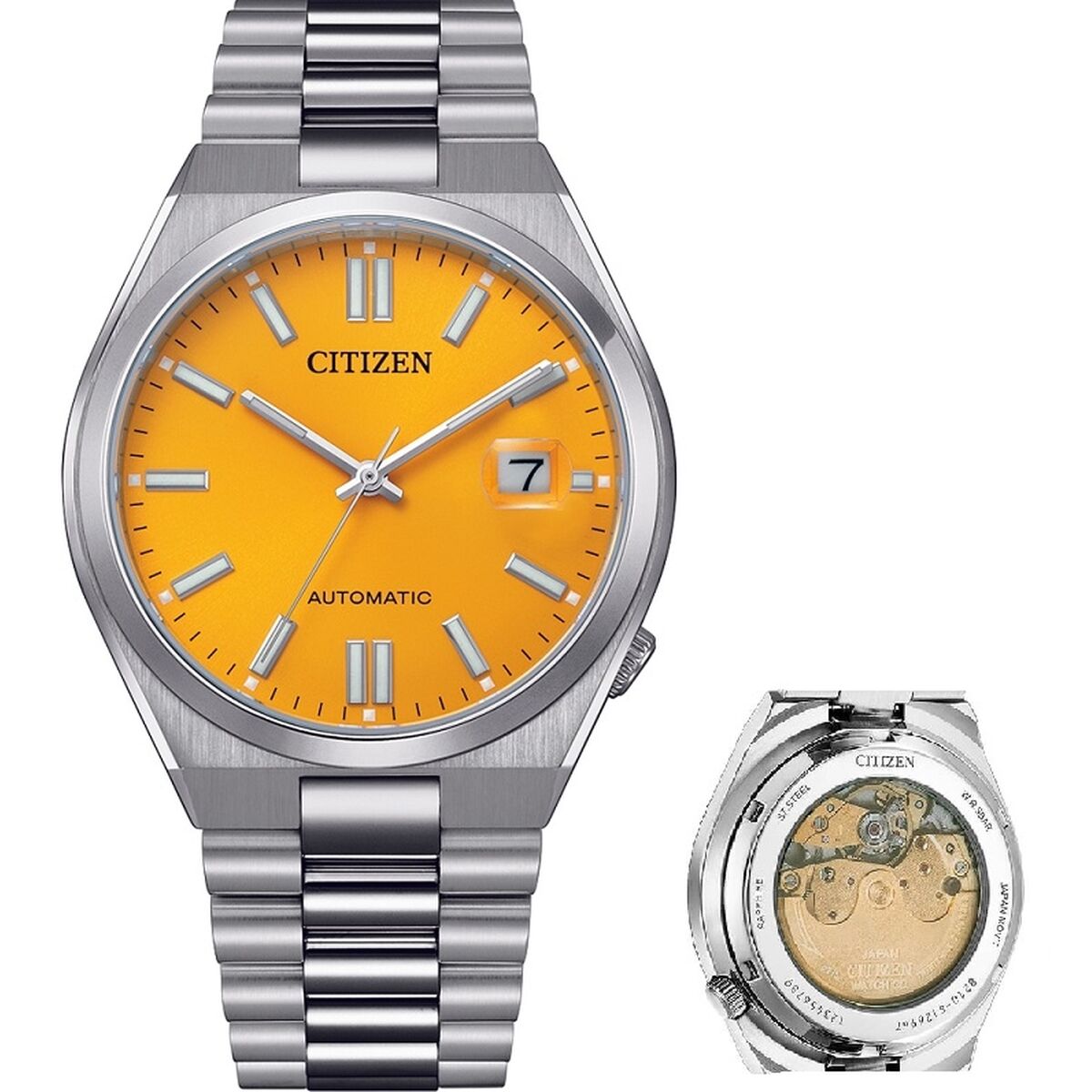 Herrenuhr Citizen NJ0150-81Z Orange Silberfarben (Ø 40 mm) - AWK Flagship