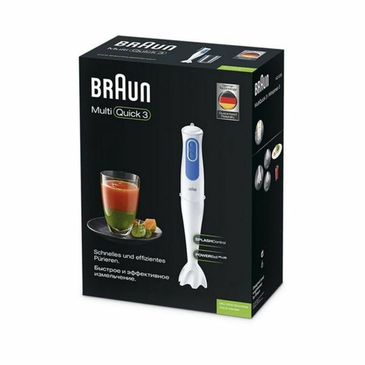 Entsafter Braun MQ 3000 Smoothie Weiß Weiß/Blau 700 W - AWK Flagship