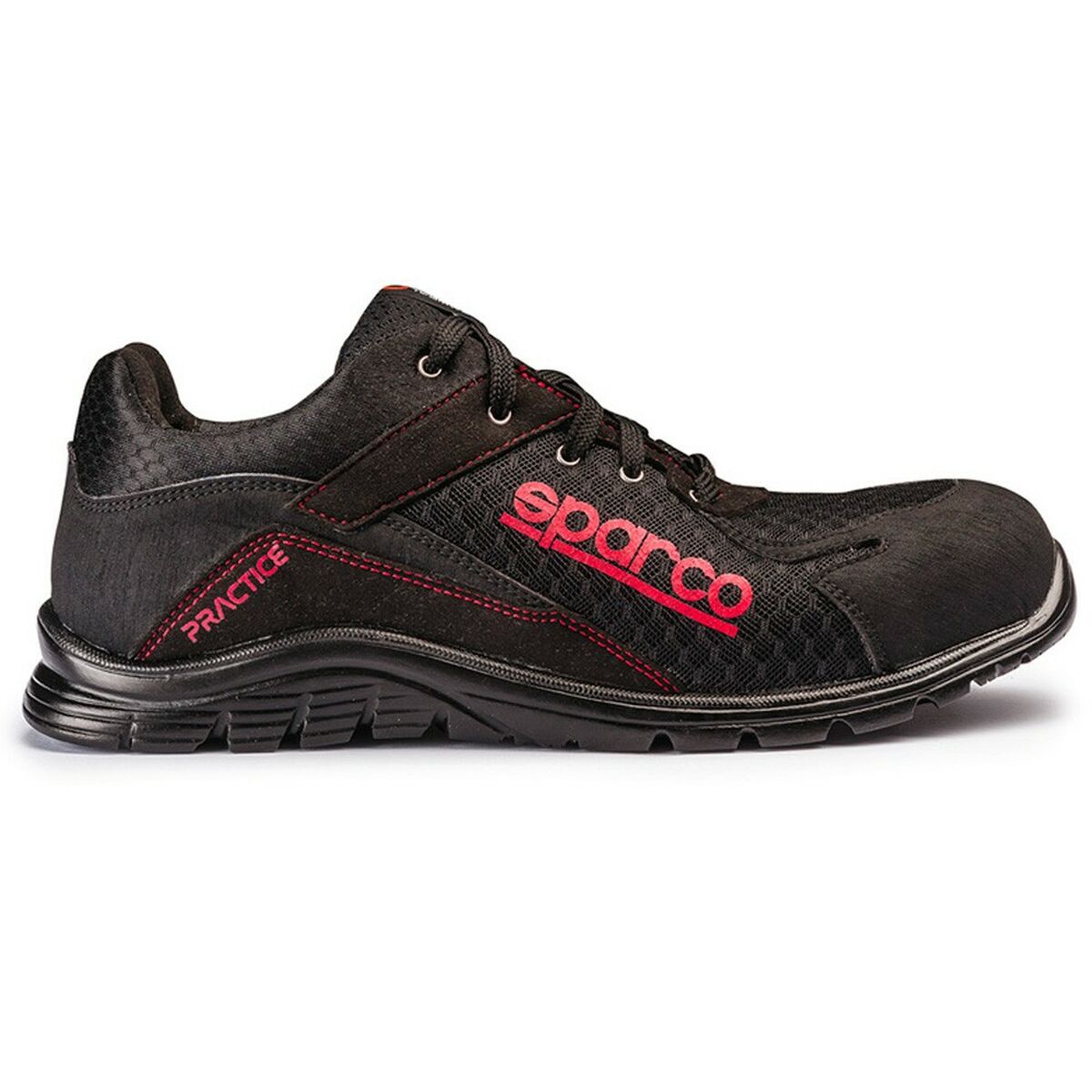 Sicherheits-Schuhe Sparco Practice Nigel (38) Schwarz Rot - AWK Flagship