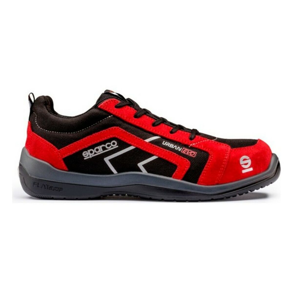 Sicherheits-Schuhe Sparco Urban EVO 07518 Schwarz/Rot - AWK Flagship