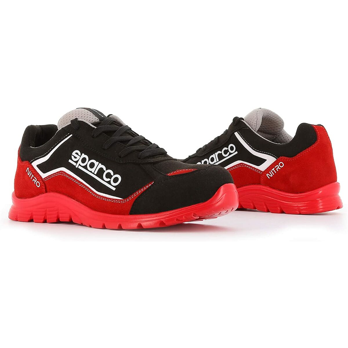 Sicherheits-Schuhe Sparco Nitro Marcus (44) Schwarz Rot - AWK Flagship