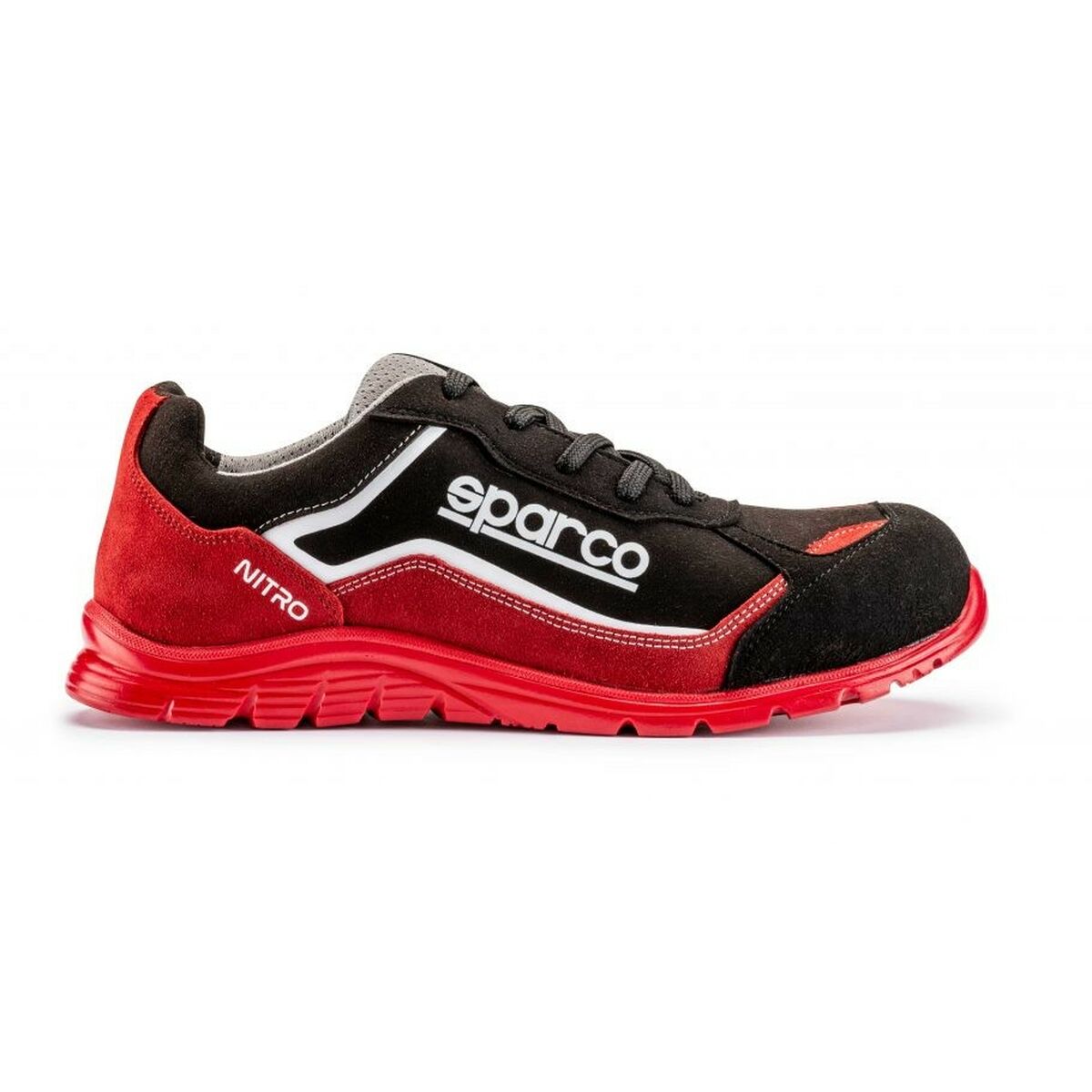 Sicherheits-Schuhe Sparco Nitro Marcus (44) Schwarz Rot - AWK Flagship