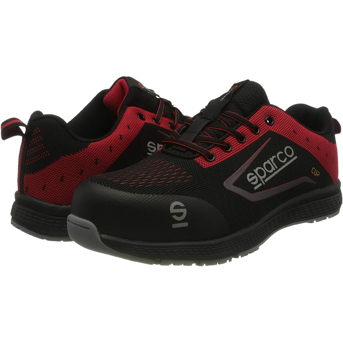 Sicherheits-Schuhe Sparco Cup Albert Rot (42) Schwarz - AWK Flagship