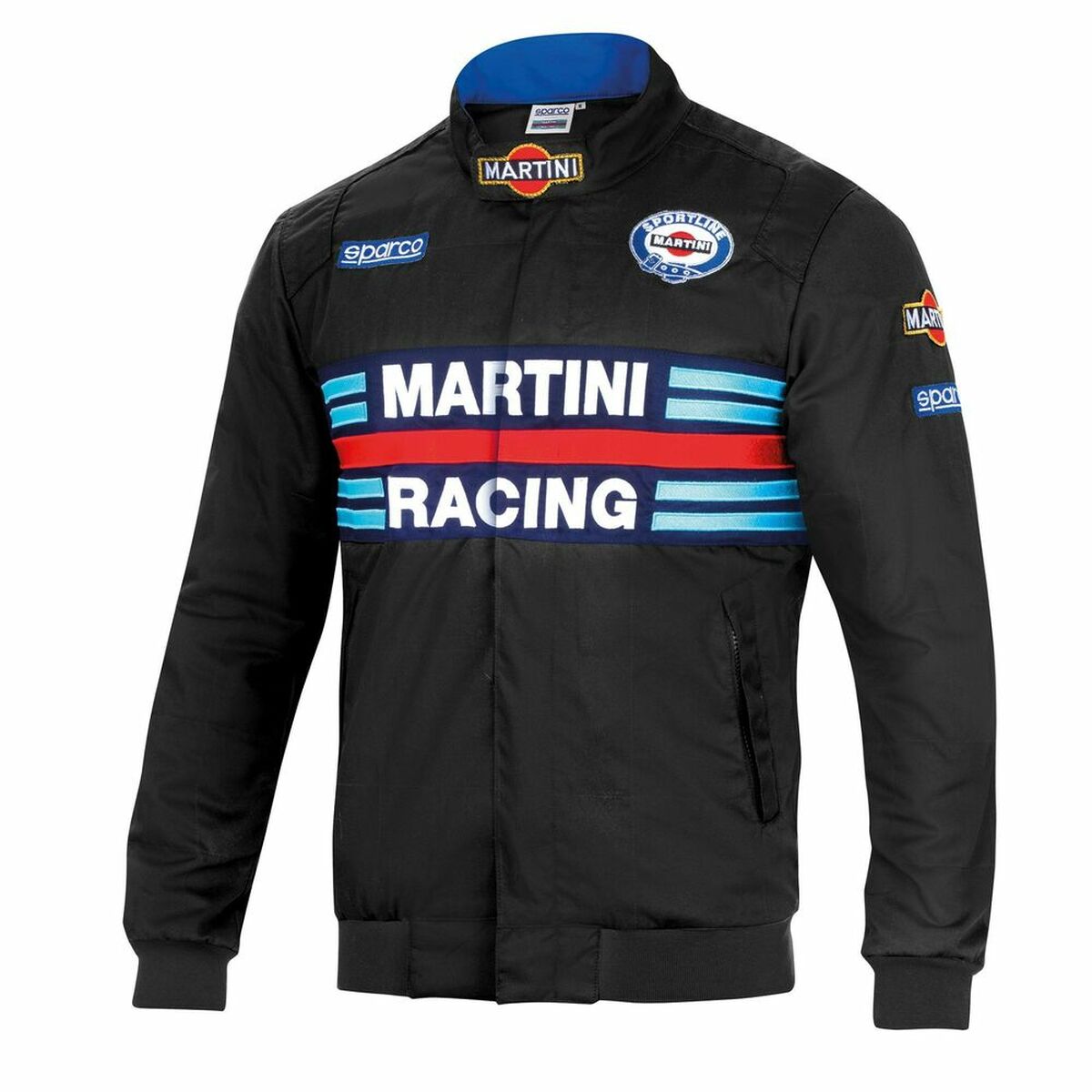 Jacke für Erwachsene Sparco Martini Racing Schwarz M - AWK Flagship