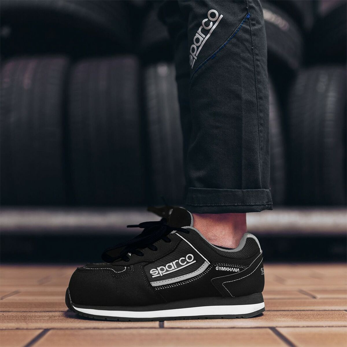 Sicherheits-Schuhe Sparco GYMKHANA MAX Schwarz Grau - AWK Flagship