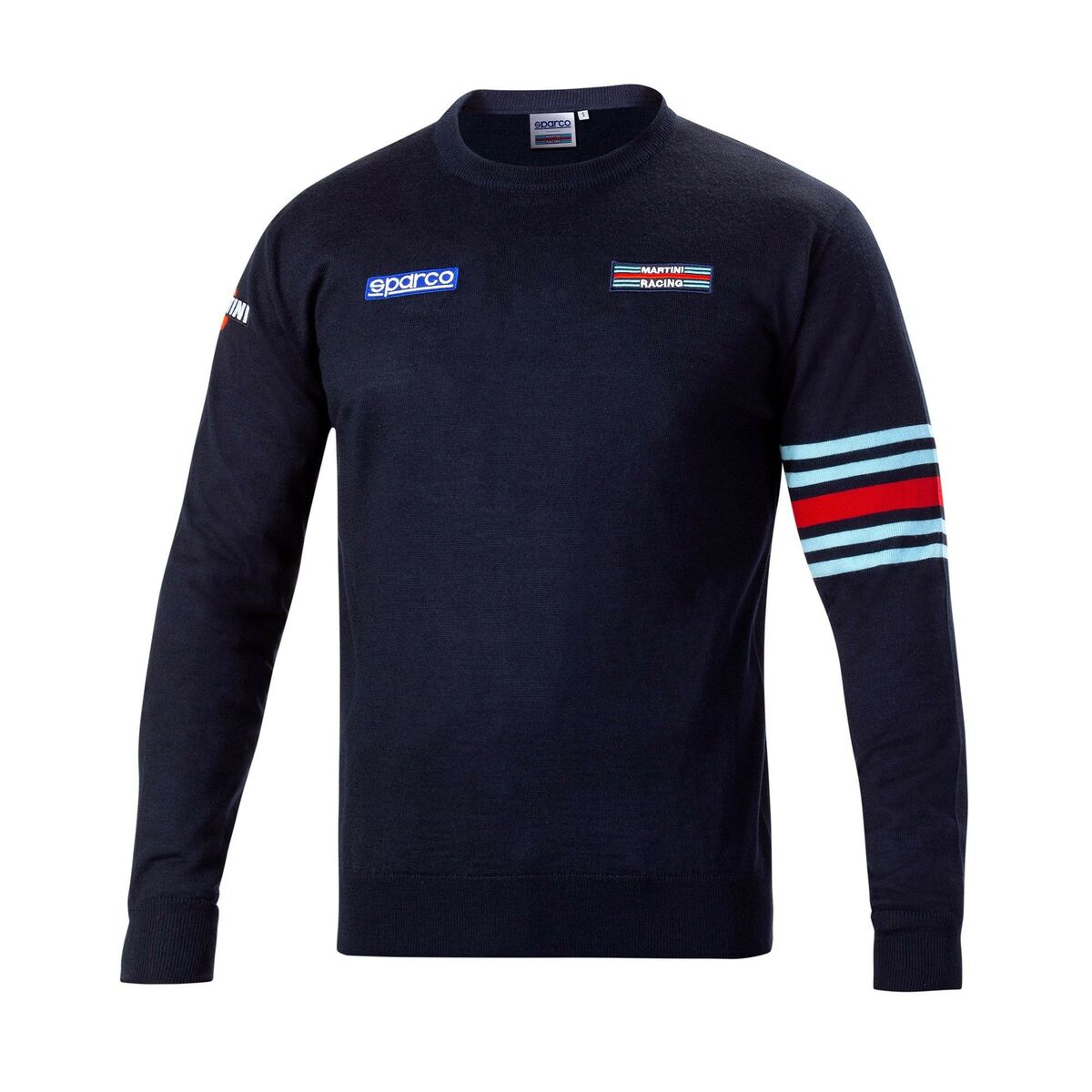 Herren Sweater ohne Kapuze Sparco Martini Racing Dunkelblau - AWK Flagship