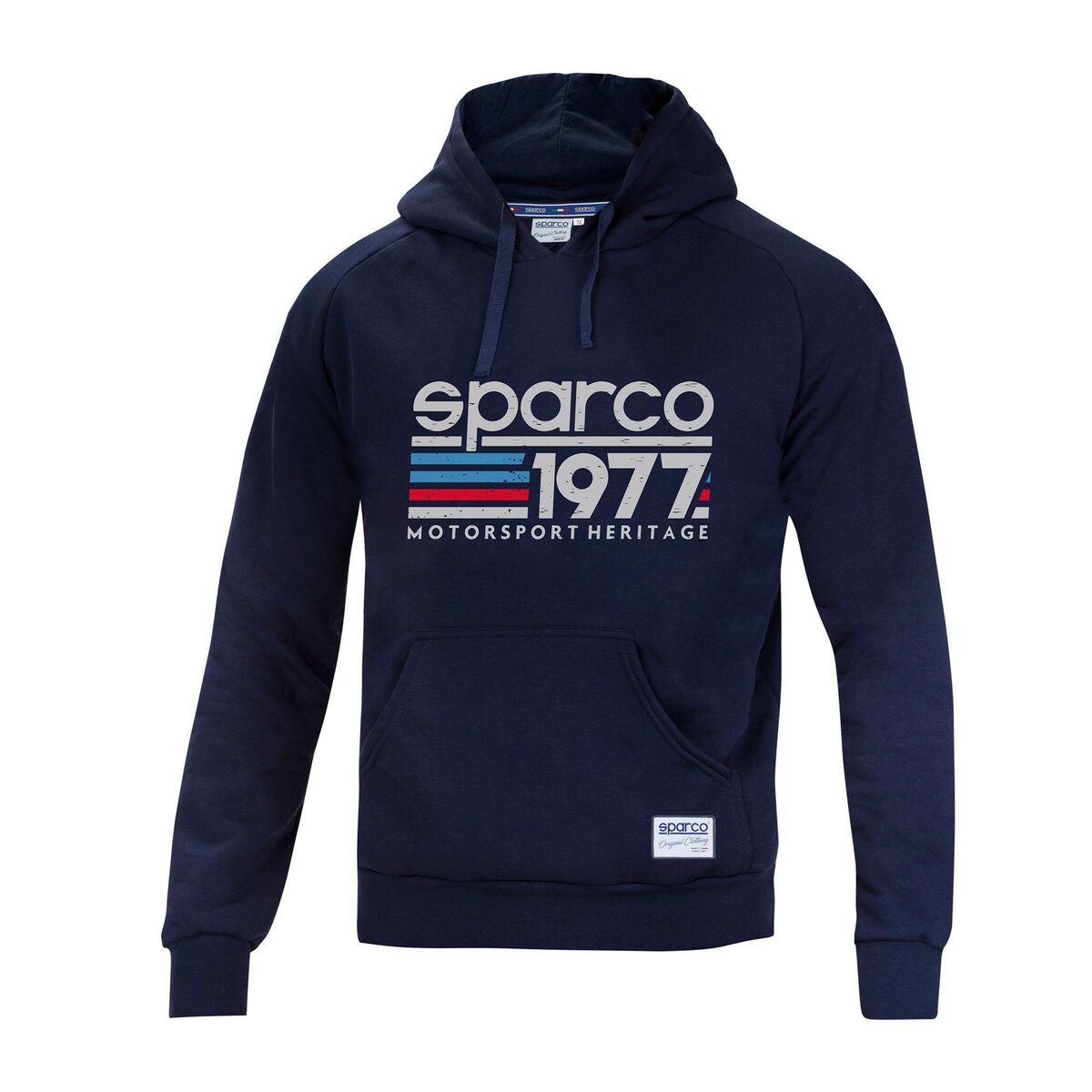 Herren Sweater mit Kapuze Sparco 1977 Dunkelblau XL - AWK Flagship