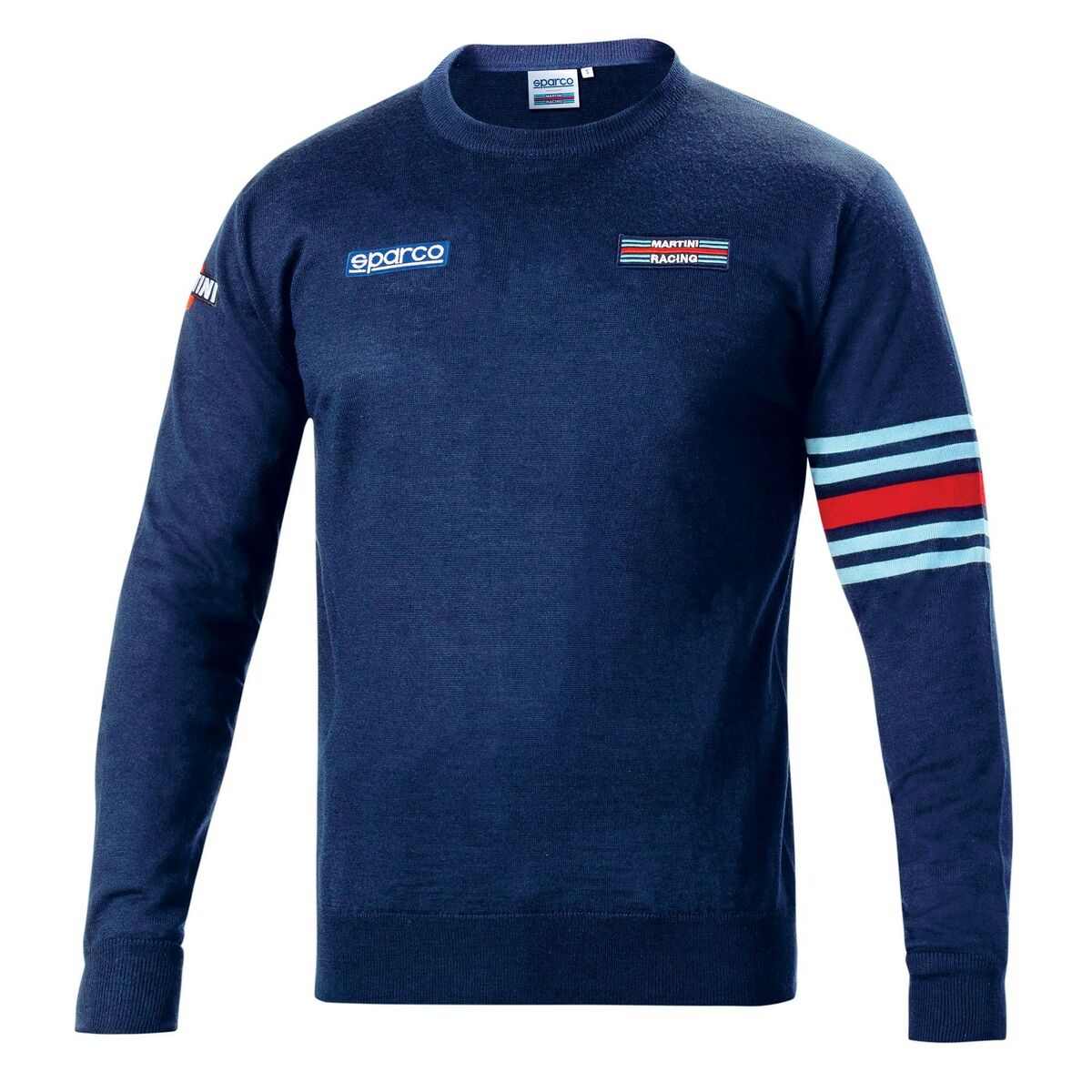 Herren Sweater ohne Kapuze Sparco Martini Racing Dunkelblau - AWK Flagship