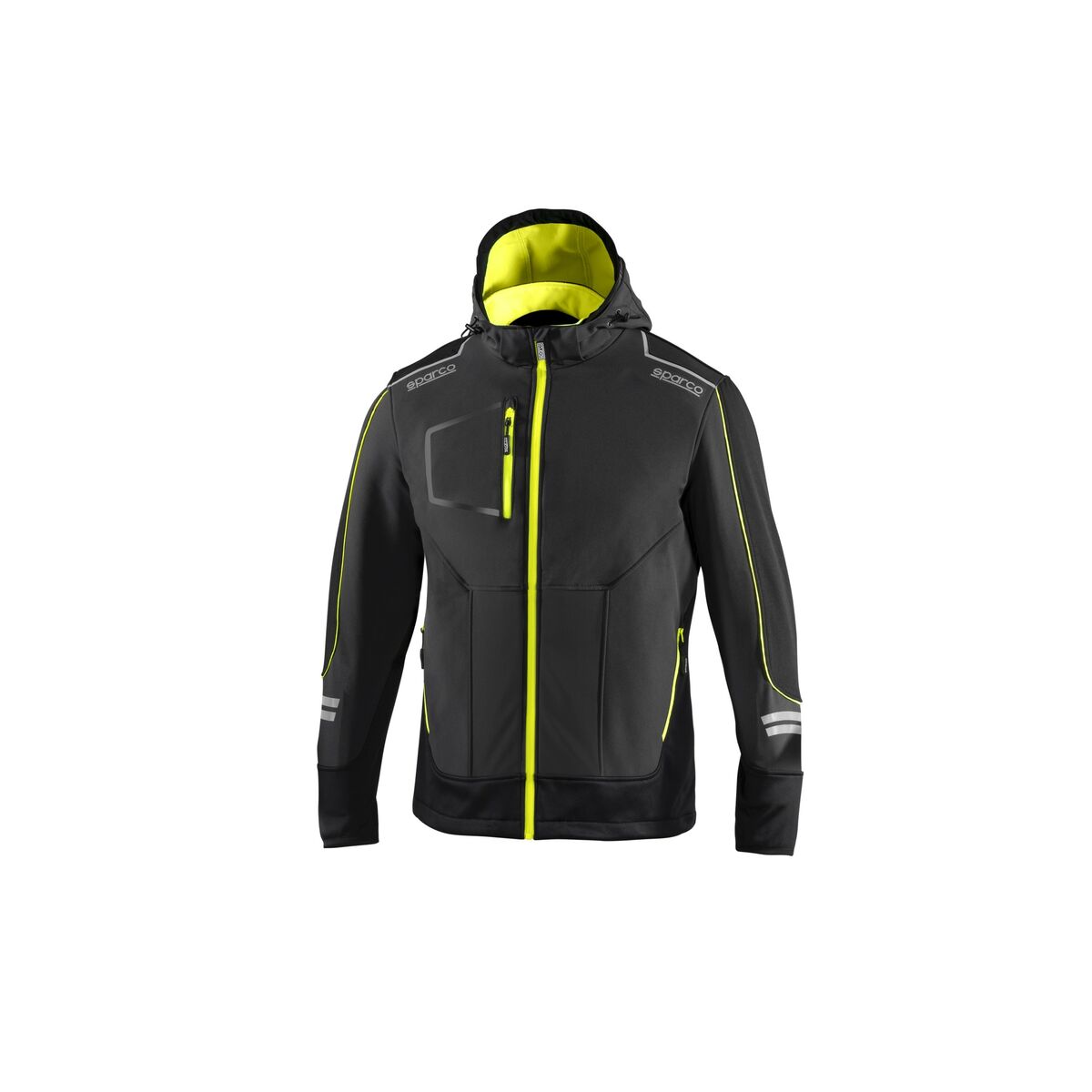 Sportjacke für Herren Sparco Tech TW Gelb Grau - AWK Flagship