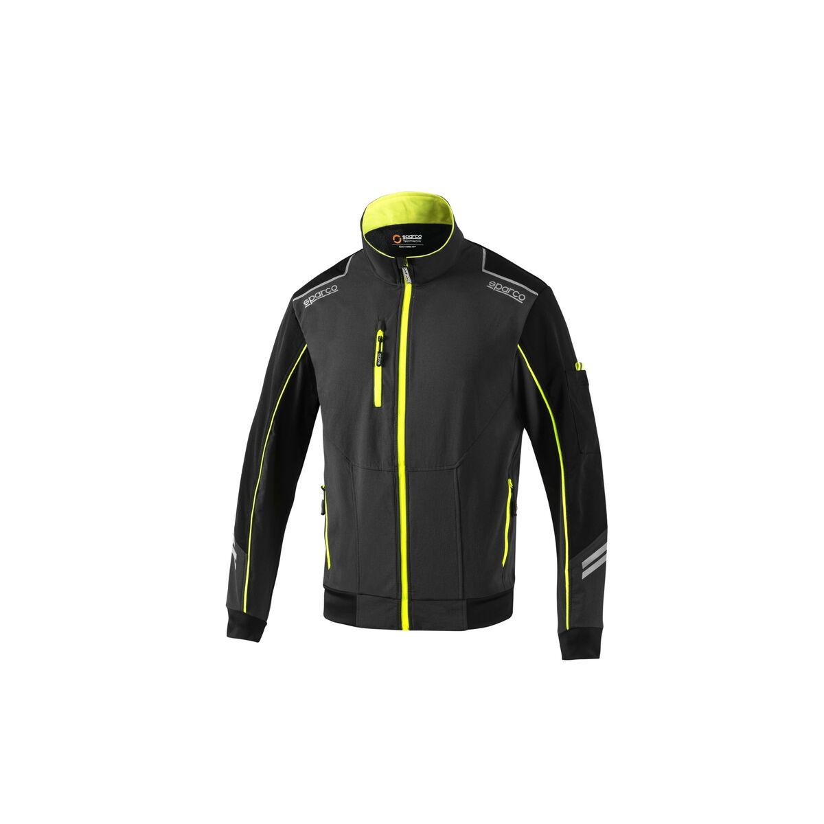 Sportjacke für Herren Sparco Tech TW Gelb Grau - AWK Flagship