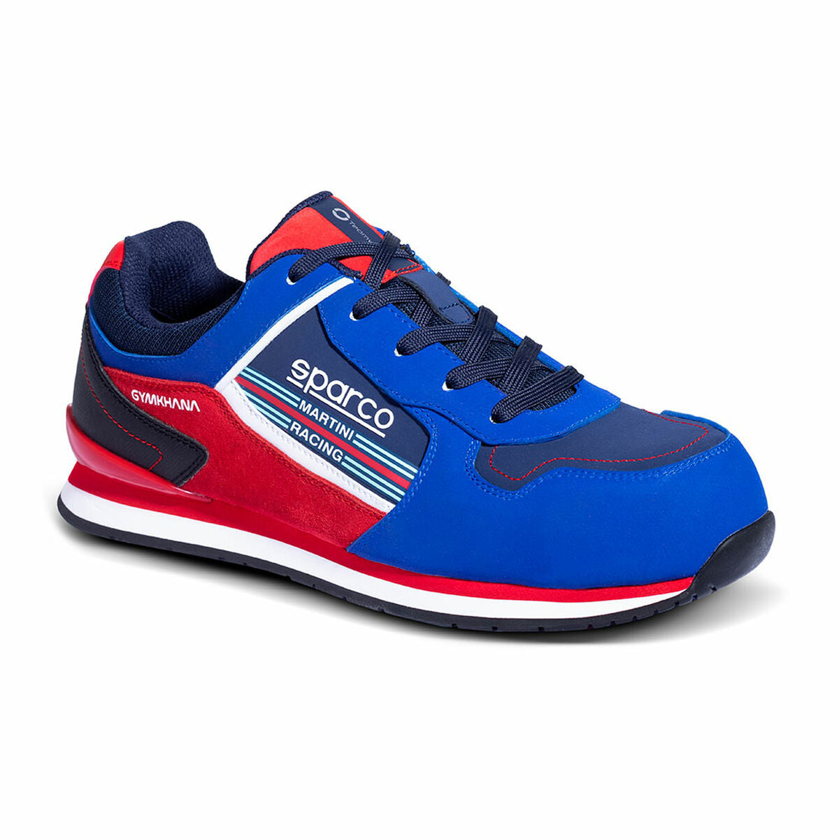 Sicherheits-Schuhe Sparco Ndis Scarpa Gymkhana Martini Racing S3 ESD Blau Rot - AWK Flagship