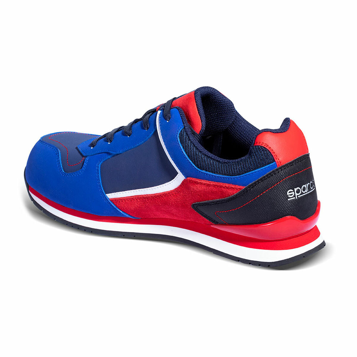 Sicherheits-Schuhe Sparco Ndis Scarpa Gymkhana Martini Racing S3 ESD Blau Rot - AWK Flagship