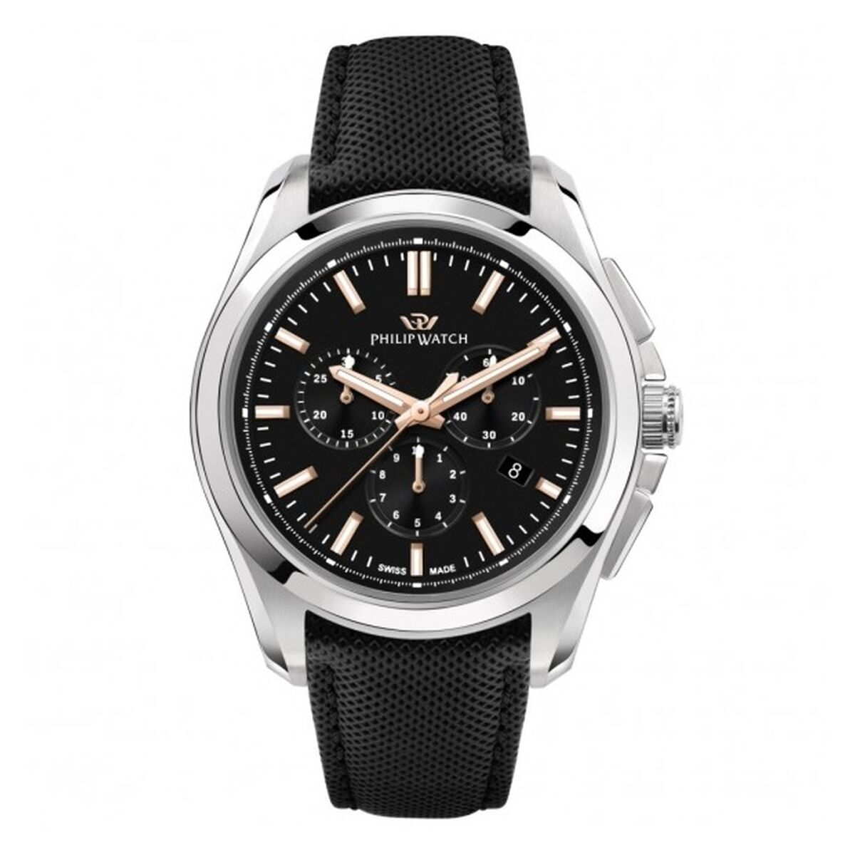 Herrenuhr Philip Watch AMALFI CHRONO Schwarz (Ø 43 mm) - AWK Flagship