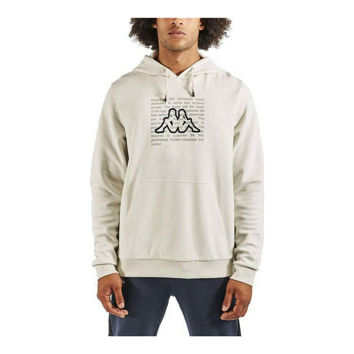 Herren Sweater mit Kapuze Kappa Iodeli Hellgrau - AWK Flagship