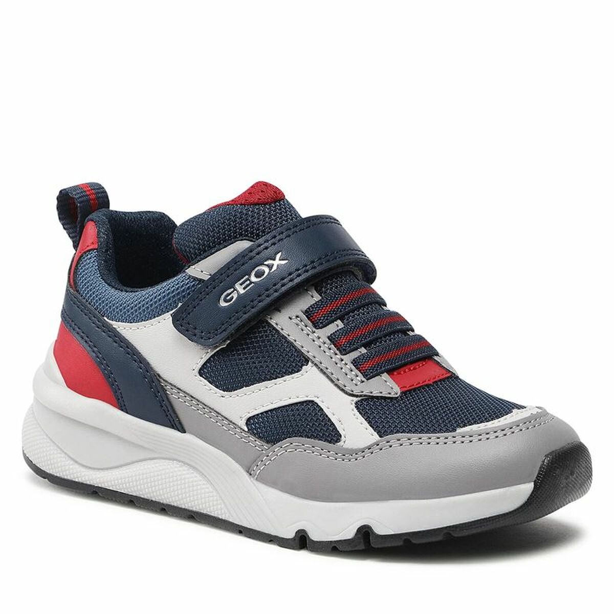 Jungen Sneaker Geox Rooner Grau Marineblau - AWK Flagship