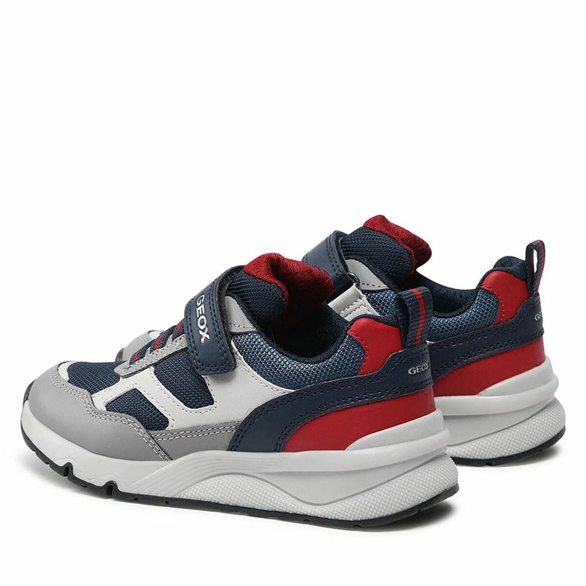 Jungen Sneaker Geox Rooner Grau Marineblau - AWK Flagship