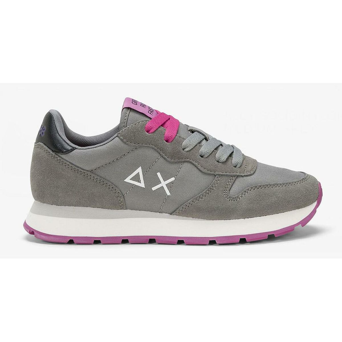 Casual Damenturnschuh SUN68 ALLY SOLID NYLON Z44201 Grau - AWK Flagship