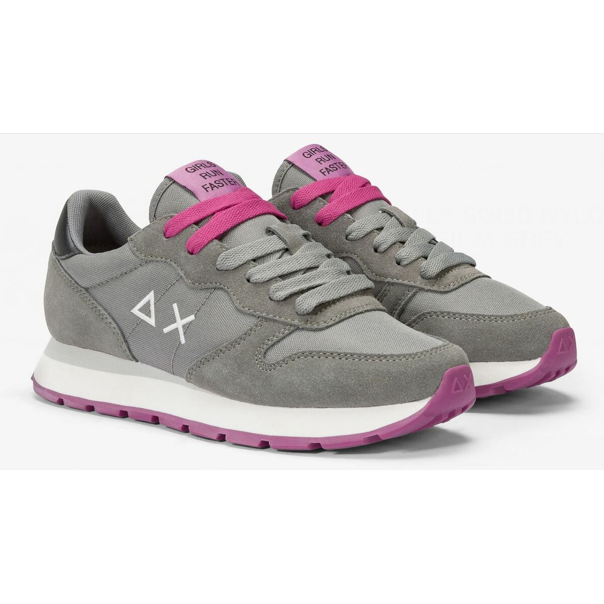 Casual Damenturnschuh SUN68 ALLY SOLID NYLON Z44201 Grau - AWK Flagship