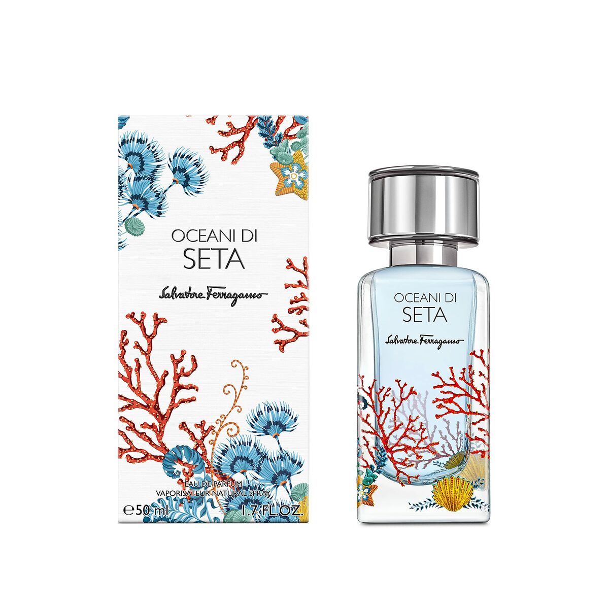 Unisex-Parfüm Salvatore Ferragamo EDP Oceani di Seta 50 ml - AWK Flagship