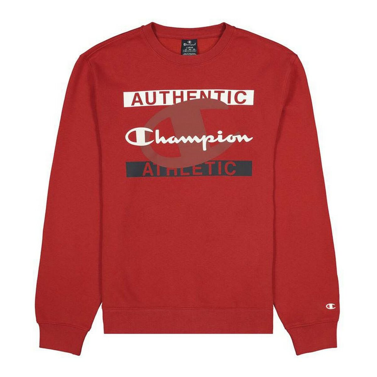 Herren Sweater ohne Kapuze Champion Authentic Athletic Rot - AWK Flagship