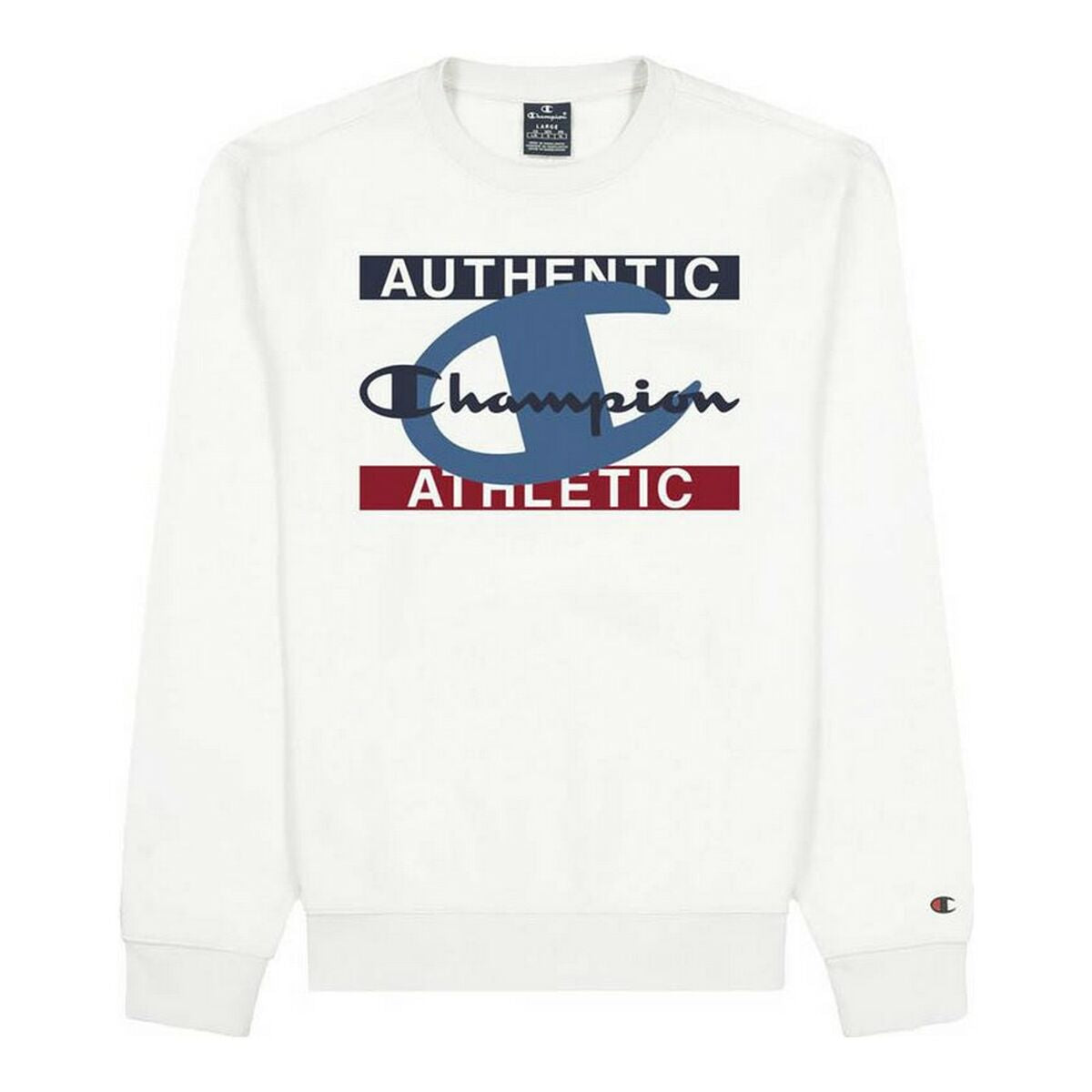 Herren Sweater ohne Kapuze Champion Authentic Athletic Weiß