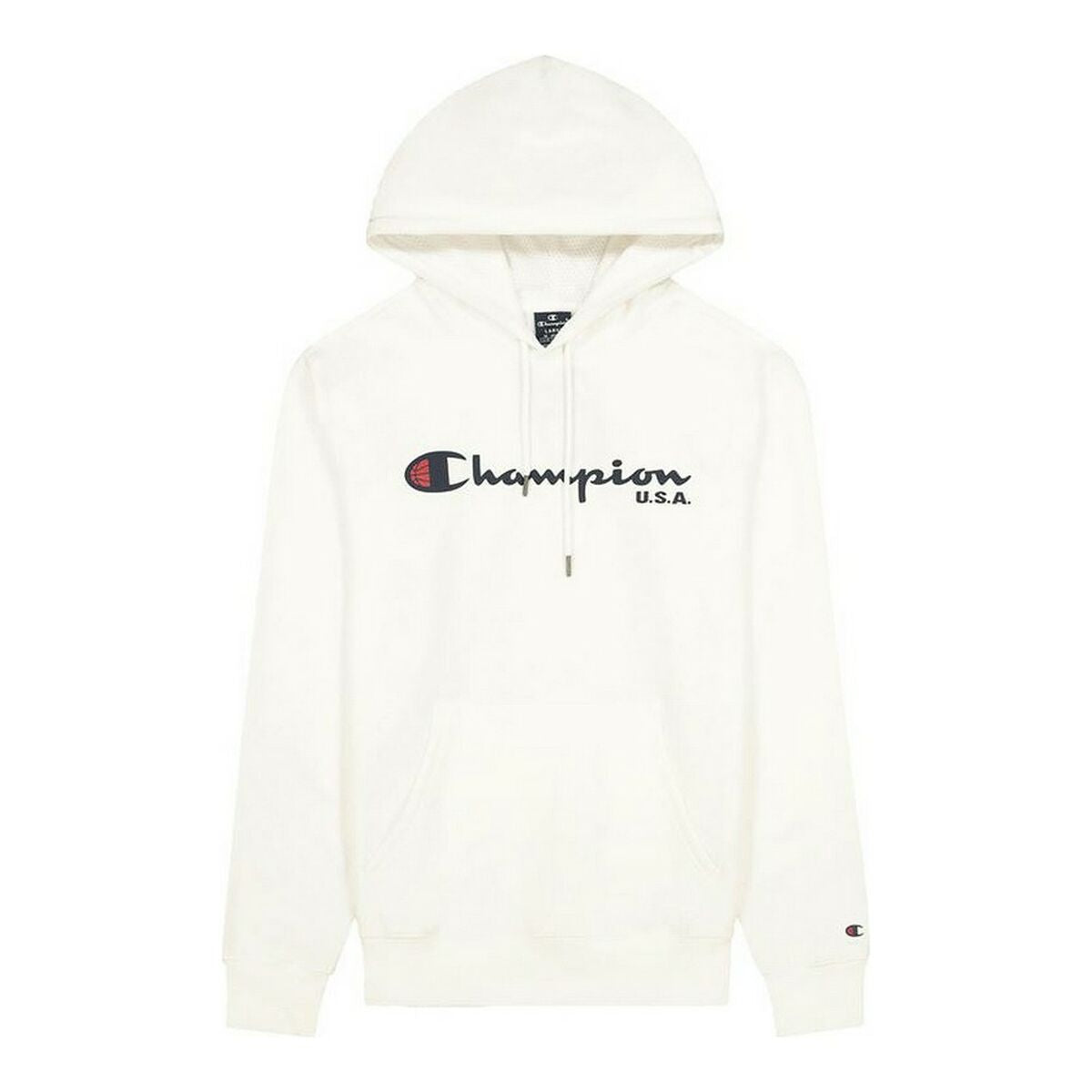 Herren Sweater mit Kapuze Champion USA Logo Weiß - AWK Flagship