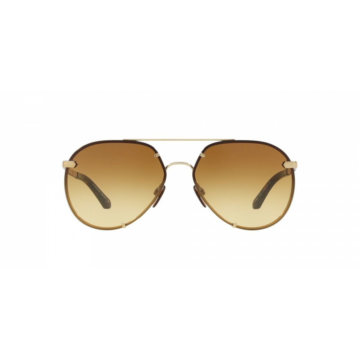 Exklusive Herrensonnenbrille Burberry Gold Ø 61 mm