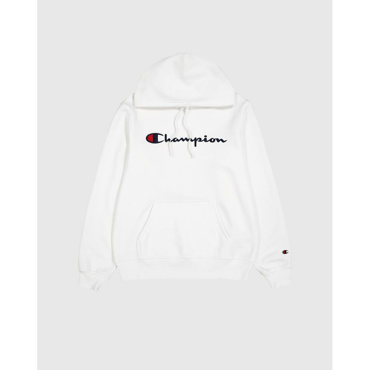 Herren Sweater mit Kapuze Champion HOODED SWEATSHIRT 220253 WHT Weiß - AWK Flagship