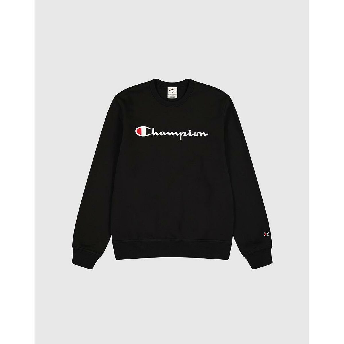 Herren Sweater ohne Kapuze Champion CREWNECK SWEATSHIRT 220254 NBK Schwarz - AWK Flagship