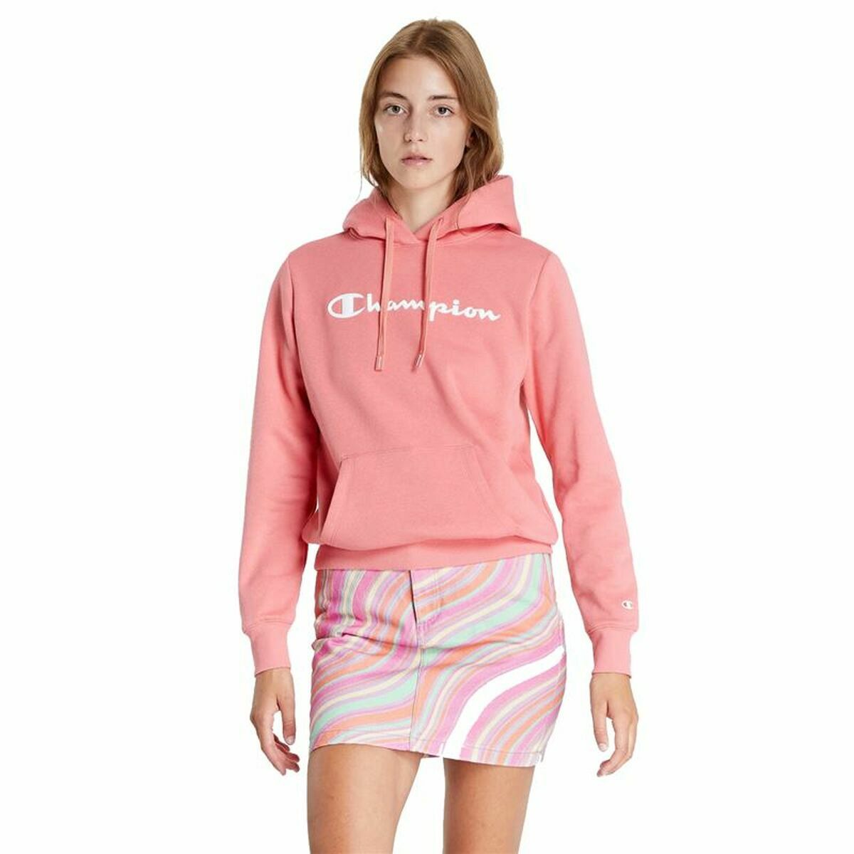 Damen Sweater mit Kapuze Champion Rosa - AWK Flagship