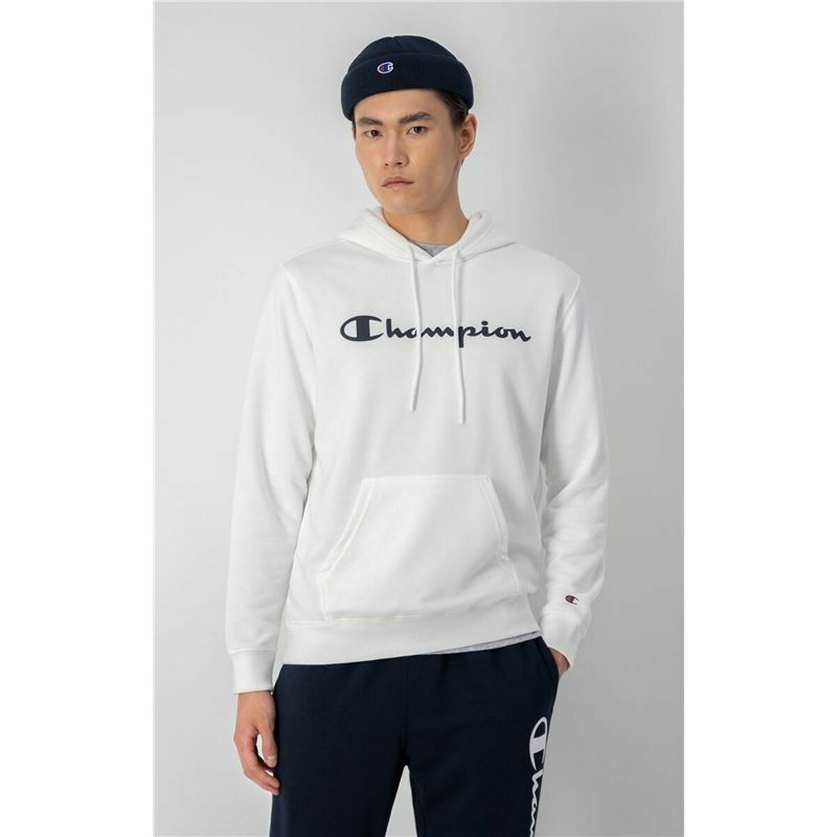 Herren Sweater mit Kapuze Champion Weiß - AWK Flagship